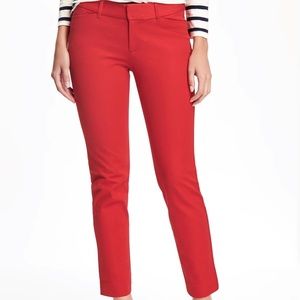 Old Navy red pixie pants